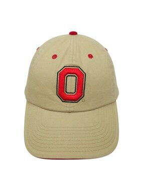 Top Of The World Ohio State Buckeyes Hat Mens OSFA Khaki Brutus NCAA Dad Cap OSU